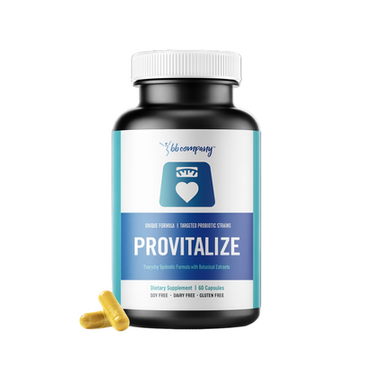 BB Company Provitalize | Probiotics for Women Digestive Health, Menopause,Joint Support | Sexy Midsection Curves,Bloat | Turmeric Curcumin Moringa |Gluten-Free & Shelf-Stable | Ages 40+ | 60Ct
